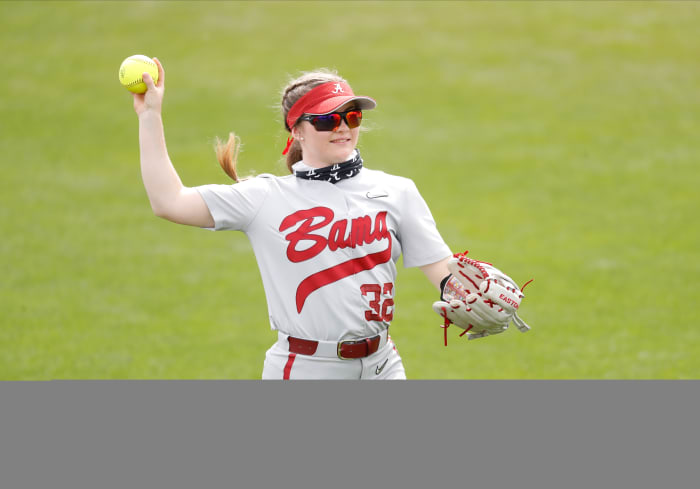 Alabama softball player Kat Grill